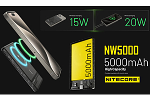 NITECORE NW5000: Rivoluzionario Power Bank wireless in Fibra di Carbonio - Leggerezza e Potenza