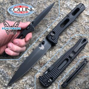 Benchmade - 417BK Fact - Spear Point AxisLock - Black - couteau