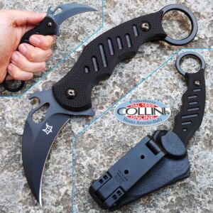 Fox - Fixed Blade Karambit - G10 Black - FX-598 - Couteau