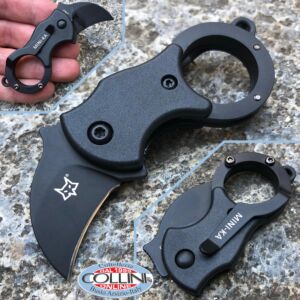 Fox - Mini-Ka - Nylon noir et Idroglider - FX-535B - Couteau karambit
