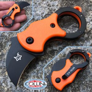 Fox - Mini-Ka - Nylon orange et Idroglider - FX-535OB - Couteau karambit