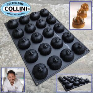 Pavoni - Moule silicone Marron individuel - by Cedric Grolet