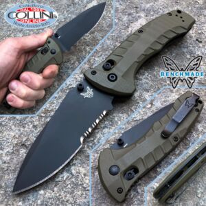 Benchmade - Turret - DLC serrated - OD G10 - 980SBK - couteau