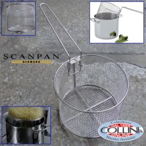ScanPan - Panier à friture haute avec poignée latérale amovible TechnIQ 20cm