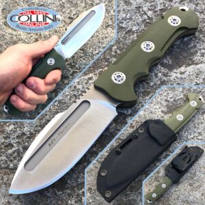 Andre De Villiers ADV - Couteau Fixe Harpoon - Vert G10 - couteau