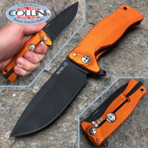 Lionsteel - SR-11 - PVD Alluminio Orange knife - SR11AOB - Couteau