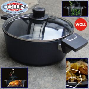 Woll - Diamond Lite pot pour induction avec couvercle - 28cm