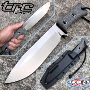 TRC Knives - Apocalypse Knife - Elmax & Black Canvas Micarta - Couteau