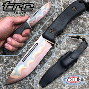 TRC Knives - K-1s Sprint Run - RWL34 & Black Canvas Micarta - Couteau