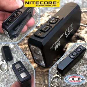 Nitecore - TIP2 - Porte-clés rechargeable par USB - 720 lumens et 93 mètres - Lampe de poche à DEL