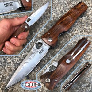 Mcusta - Couteau Elite Tactility - Acier à poudre SPG2 - Fer Bois - MC-0125G - couteau
