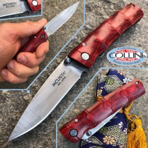 Mcusta - Take knife VG10 Damascus - Shinra Serie - Stamina Wood - MC-0075D - couteau