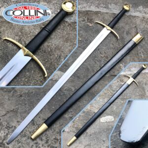 Museum Replicas Windlass- Épée de bataille à deux mains en laiton 501010 - Prêt à en découdre