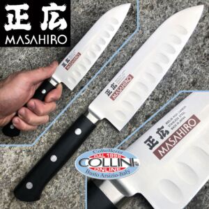 Masahiro - Santoku Olivato 175mm - MV-Honyaki M-14993 - Couteau de cuisine japonais