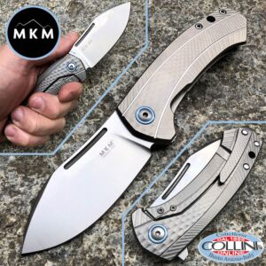 MKM & LionSteel - Colvera Flipper Knife - Titanio Grigio - LS02-T - couteau