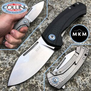 MKM & LionSteel - Colvera Flipper Knife - G10 Nero e Titanio - LS02-GTBK - couteau