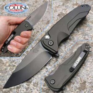 Medford Knife and Tools - Smooth Criminal Flipper - PVD Blade & Black Aluminum - couteau