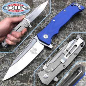 Maserin - Couteau Reactor - Blue G10 - Design by Nicolai Lilin - 681 / G10B - couteau