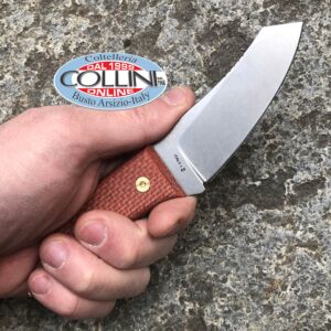Corey Sar Fox - Camp Knife - Orange Micarta - couteau