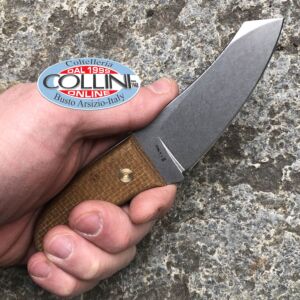 Corey Sar Fox - Camp Knife - Natural Micarta - couteau