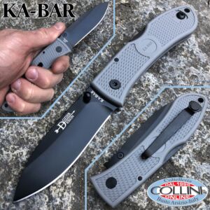 Ka-Bar - Couteau Dozier Folding Hunter 4062GY - Grey Zytel Handle - couteau