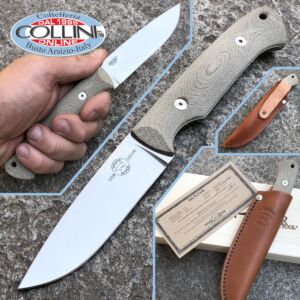 White River Knife & Tool - Couteau Hunter Olive Micarta - HNT-MOD - couteau