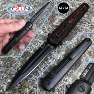 MKM - Flame by Zieba - M390 PVD & Red Lava Fat Carbon - FL02-FCLTD - couteau