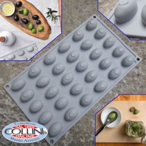 Pavoni - Moule silicone olive - 30 portions - GG012S