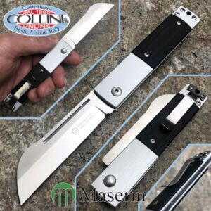 Maserin - Couteau In-Estro - Acier D2 - toile micarta - 165 / MCM - couteau
