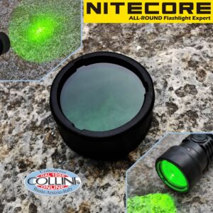 Nitecore - NFG25 - Filtre vert 25mm pour P10 V2, MH12 V2 et MH12S - Accessoires torches LED