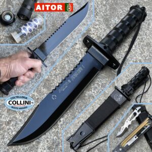 Aitor - Couteau Jungle King I Noir - 16016N - couteau