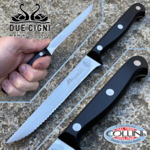 Due Cigni - Classic Line 2C - couteau à steak dentelé 11cm - 766 / 11D - couteau de cuisine
