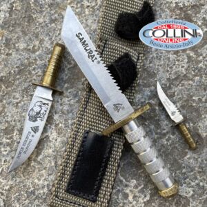 Indiana - Set 3 pièces de couteaux miniatures - série Survival Tanto - couteau de collection