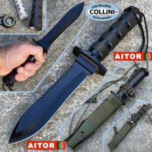 Aitor - Couteau Jungle King II Black - 16013N - couteau