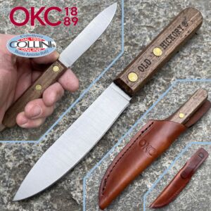 Ontario Knife Company - Couteau à oiseaux et truites avec étui en cuir - 7027 - couteau