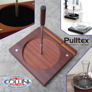 Pulltex – Base en bois porte et sèche Carafe à décanter – Modèle Morpheus