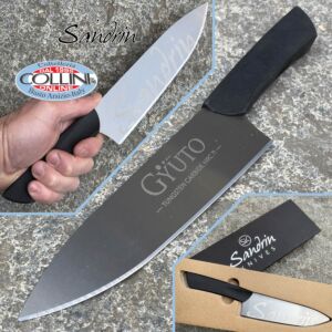 Sandrin knives - Couteau de cuisine Gyuto - Lame en carbure de tungstène - 18 cm - couteau