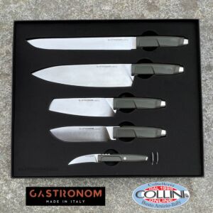 Gastronom Knives - 5 Knives Set - Heavy Cut - Total Cut - Fine Cut - Green Cut - Bread Cut