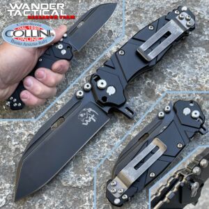 Wander Tactical - Couteau Hurricane Folder Gen.III - Drop Black PVD - couteau pliant