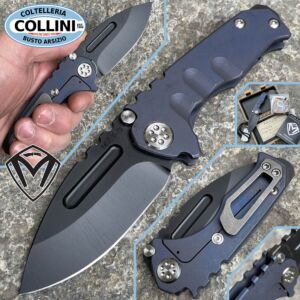 Medford Knife and Tools - Micro Praetorian T couteau - Blue Titanium - couteau