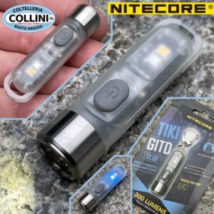 Nitecore - TIKI GITDB - Porte-clés rechargeable USB + UV - 300 lumens et 71 mètres - Lampe de poche LED
