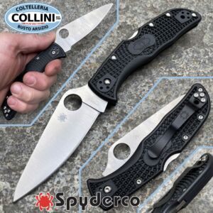 Spyderco - Endela - Plain Black - C243PBK - Couteau