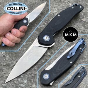 MKM - Goccia Flipper by Jens Anso - Black G10 - MK-GC-GBK - couteau