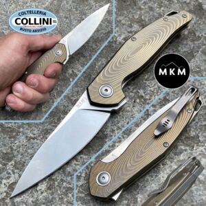 MKM - Goccia Flipper by Jens Anso - Bronze Titanium - MK-GC-TBR - couteau