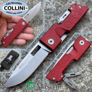 Maserin - D-Dut Multi Tool - Rouge - 214R - couteau multi-usage