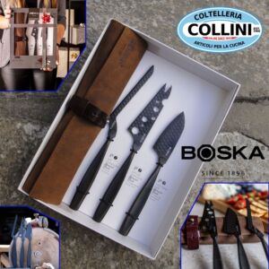 Couteau à Fromage à Pâte Mi-dure Professionnel, Noir 210 mm, BOSKA Food  Tools