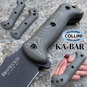 Ka-Bar - Paire de manches Becker Linen Micarta - BK77BLKHNDL - Accessoires pour couteaux