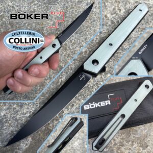 Boker Plus - Kwaiken Air G10 Jade par Lucas Burnley - 01BO343 - couteau