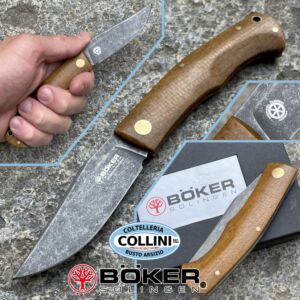Boker - Boxer Slipjoint EDC par Raphael Durand - Micarta brun - 111029 - couteau