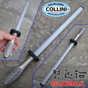 Global knives - Tige abrasive diamantée G-75 ovale, longueur de la tige 25,5 cm